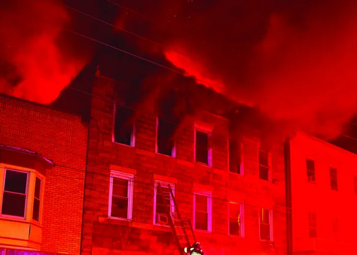 Five injured in two-alarm Valley Street fire